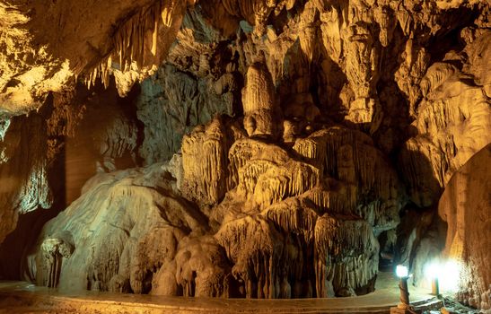 Inside of a Cave 