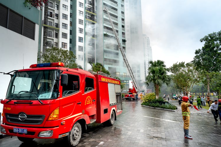 Firefighters In Action