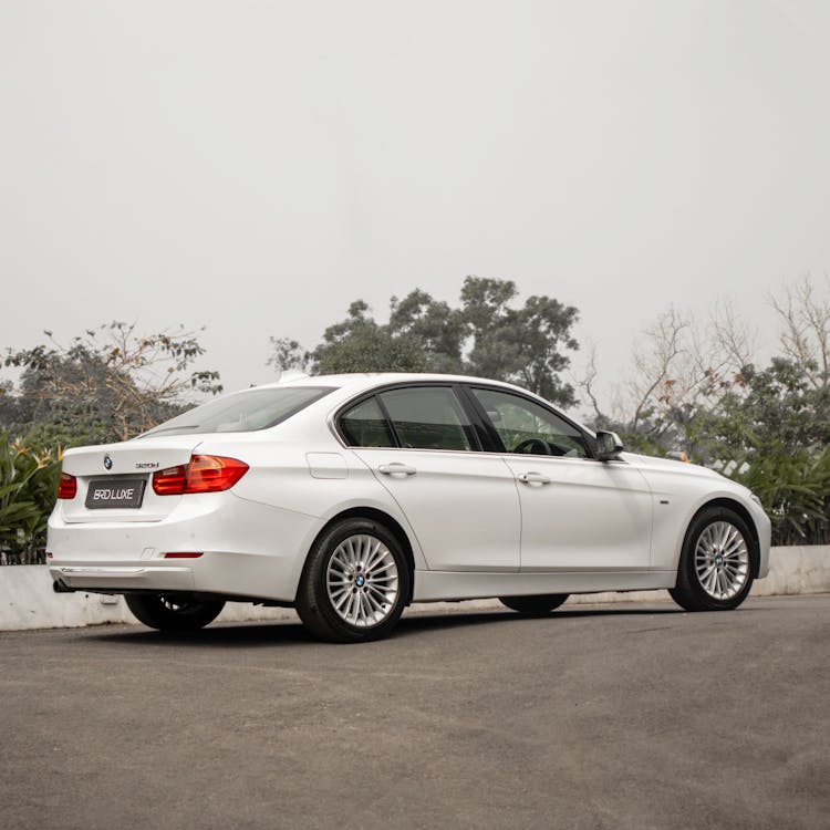 A White BMW 3 Series