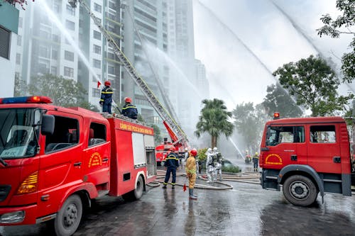 Kostnadsfri bild av brand, brandkår, brandmän