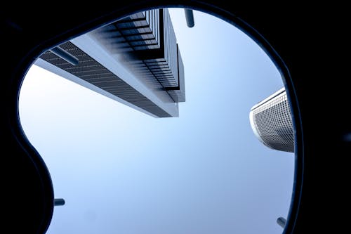 Worm's Eye View Photographie D'un Immeuble De Grande Hauteur