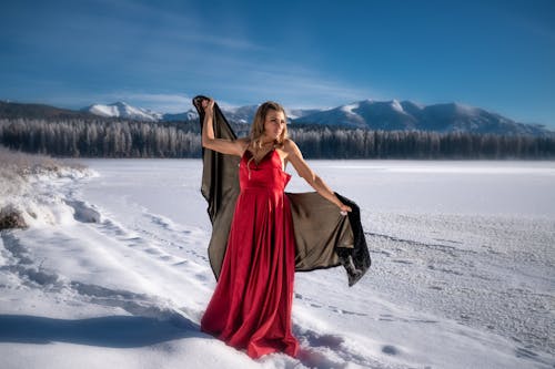 Photo of Woman wearing Red Dress