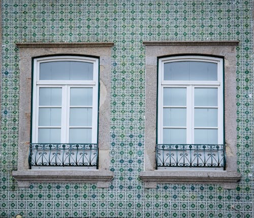 Základová fotografie zdarma na téma budova, mozaika, okna
