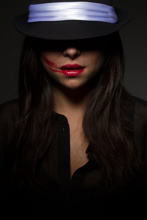 Free Woman Wearing Black Top Stock Photo