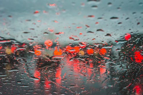 Fotografia Aproximada De Gotas De Orvalho