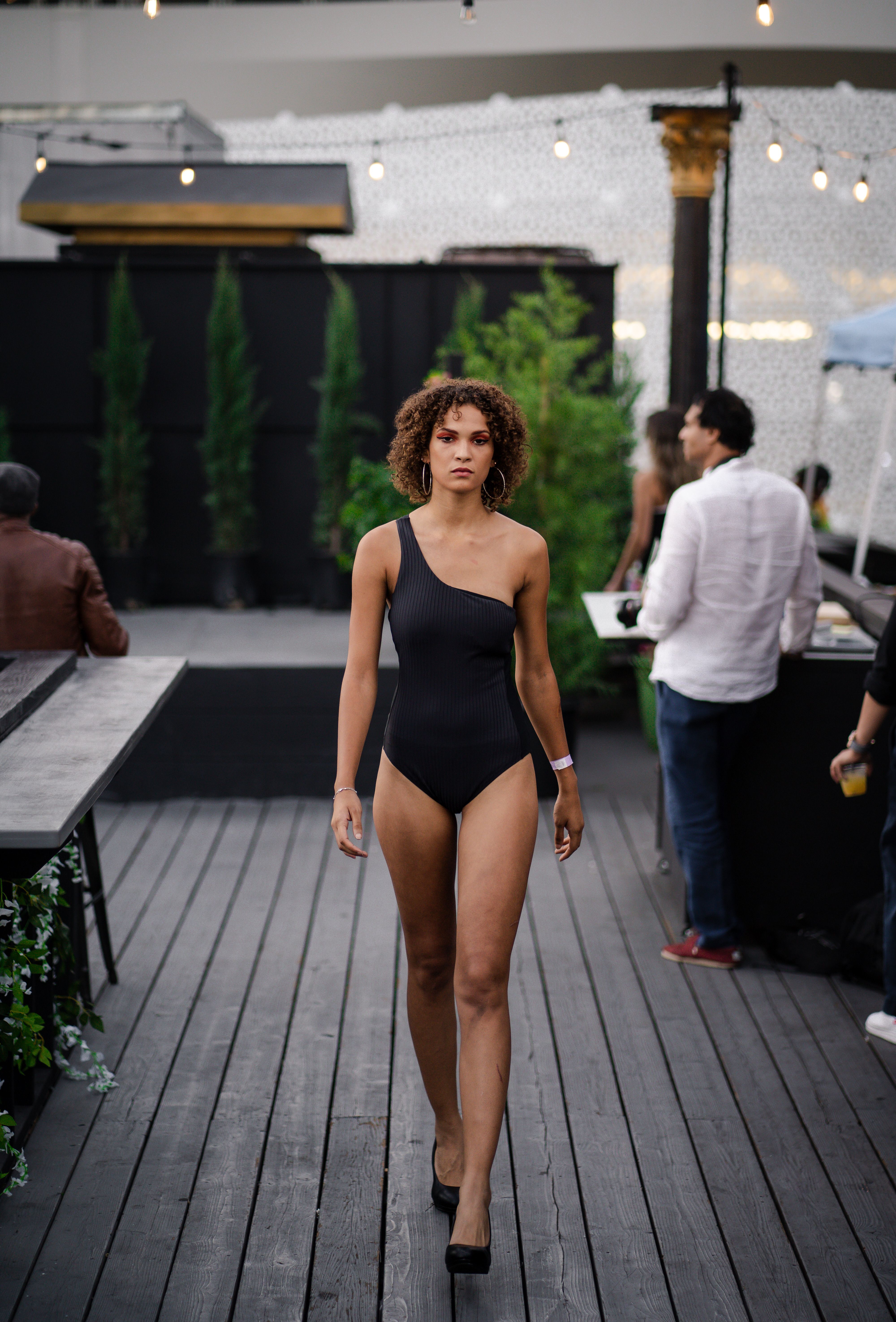 Renata Moss Green Swimsuit