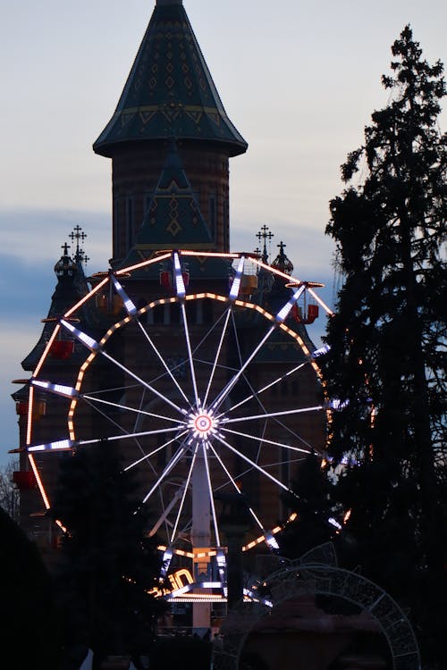 Illuminated Ferris Wheel