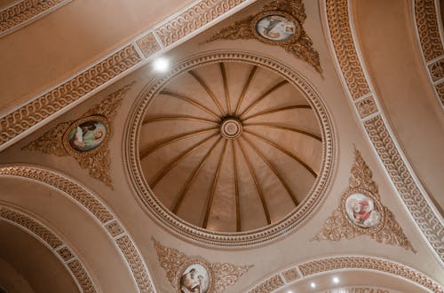 天主教會, 天花板, 宗教 的 免費圖庫相片