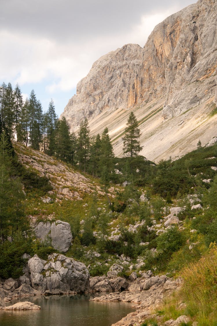 Landscape Of The Seven Triglav Lakes Valley, Julian Alps In Slovenia