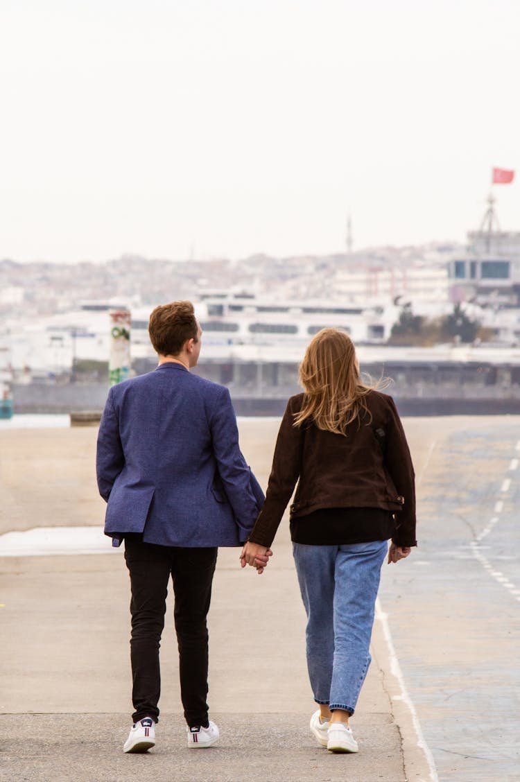 Man And Woman In Harbor