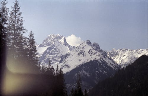 Бесплатное стоковое фото с Аэрофотосъемка, голубое небо, гора