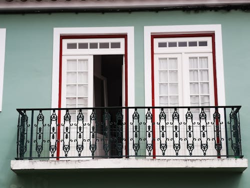 Balcony Door in Building Facade