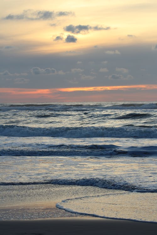 Kostenloses Stock Foto zu meer, seelandschaft, sonnenuntergang