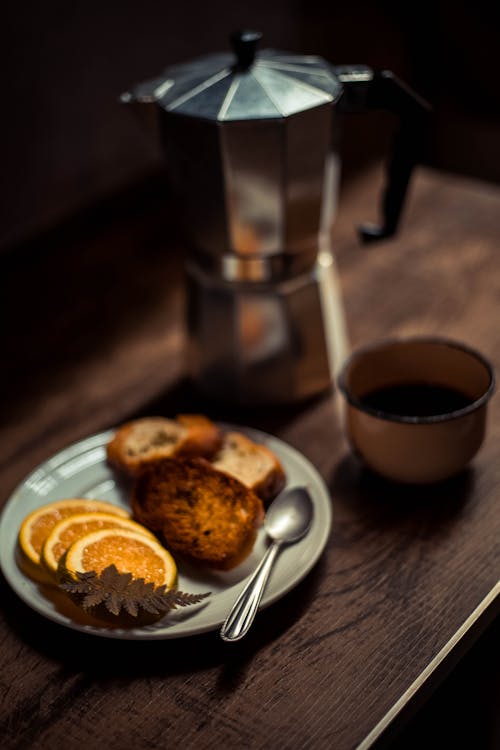 Free Toasts with Coffee Stock Photo