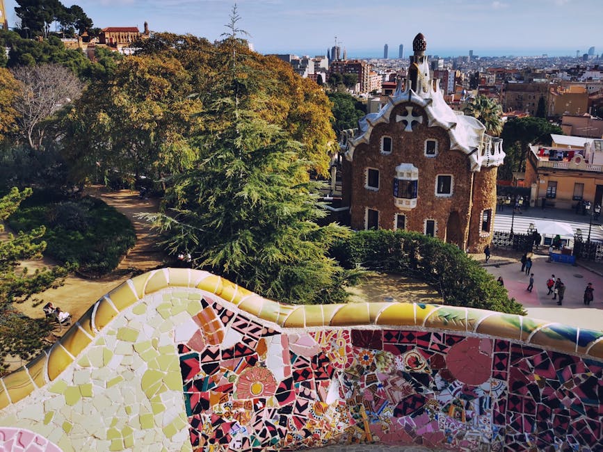 Park Güell Barcelona artistic architecture