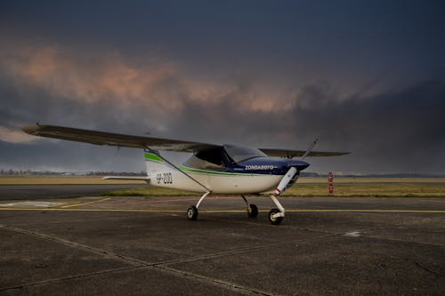 Light Aircraft on Tarmac