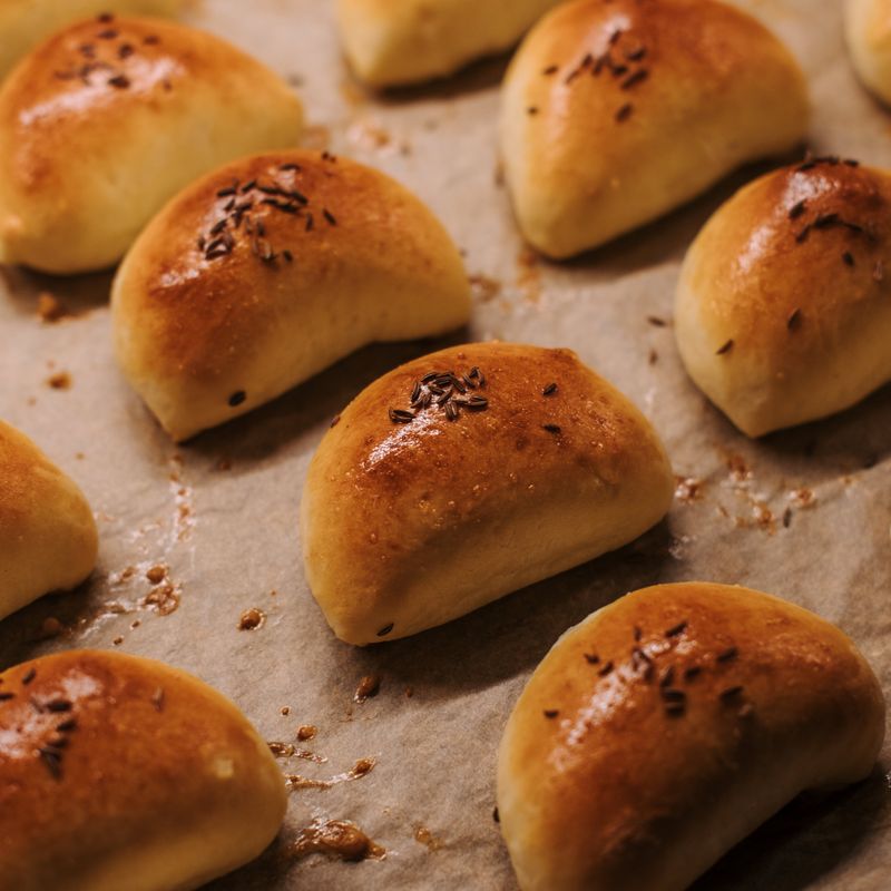 Sourdough Indian Methi and Fenugreek Seed Dinner Rolls