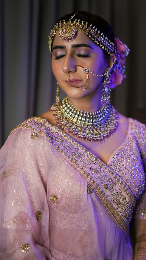 傳統服裝, 刺繡, 印度婚禮 的 免費圖庫相片
