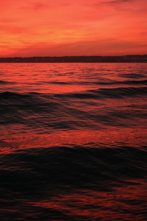 Photos gratuites de aube, ciel orange, coucher de soleil