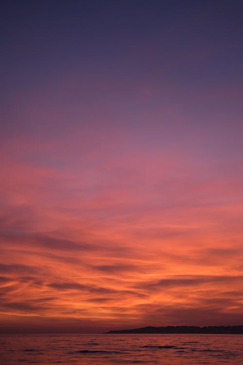 Beautiful Sky over Sea at Sunset