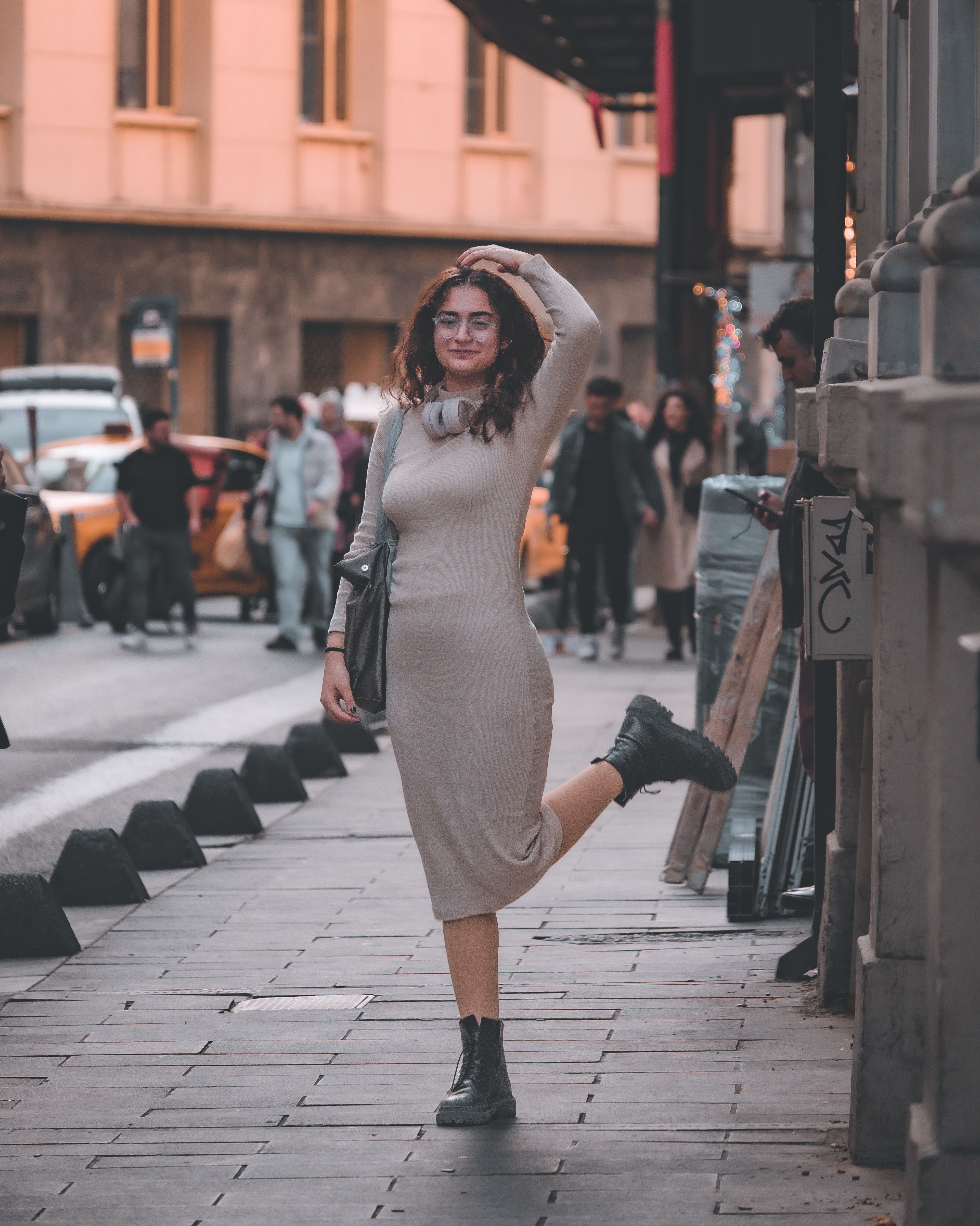 Vestido Midi Canelado