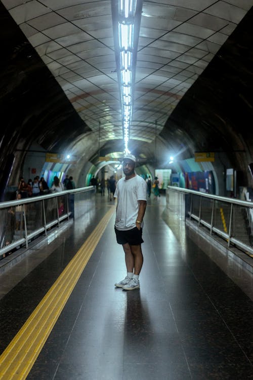 A Man Standing on the Bridge