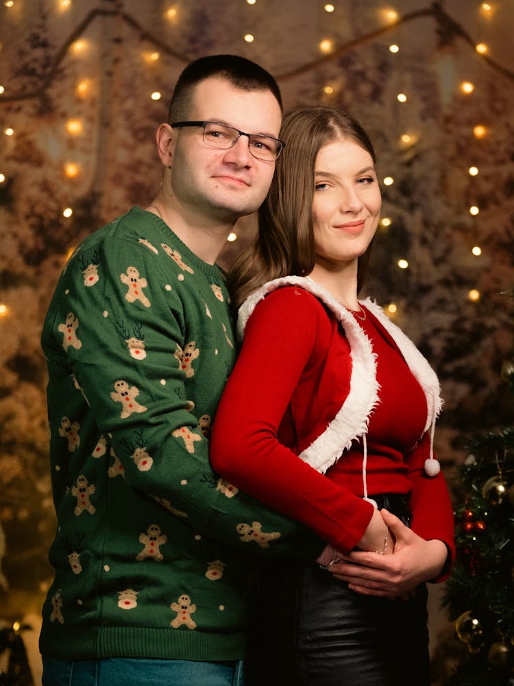 Photo Of Man Hugging A Woman From Behind