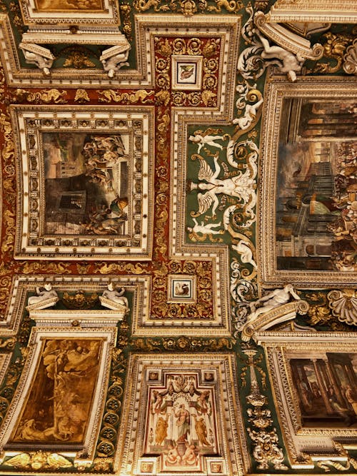 Frescoes on the Ceiling of the Vatican Museums