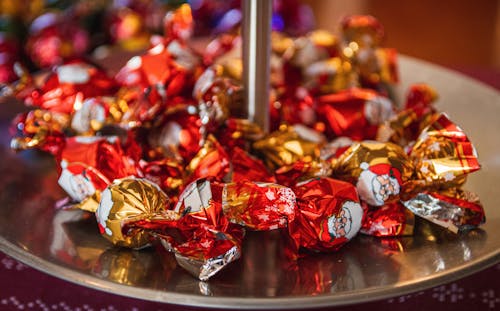 Close up of Christmas Chocolates