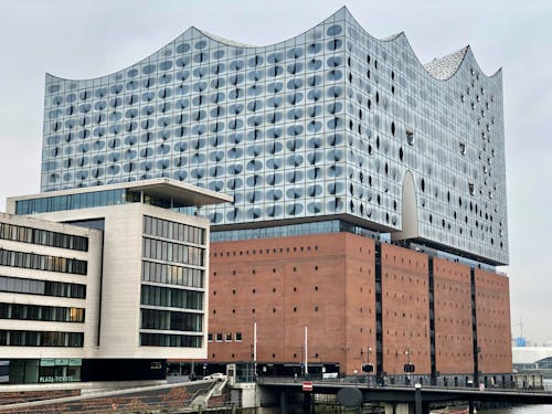 elbphilharmonie, 地標, 外墙 的 免费素材图片