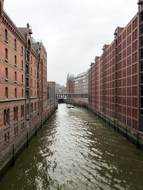 Foto stok gratis distrik industri, Hamburg, jembatan