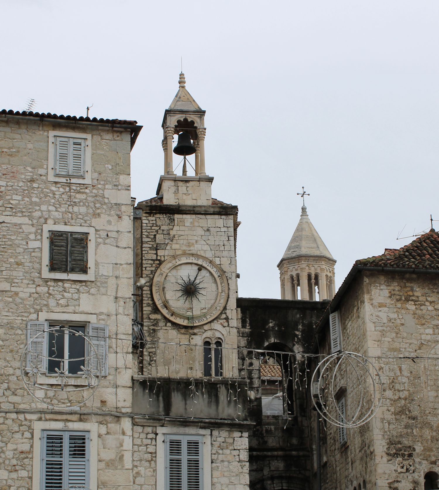 Historic clock tower, Split