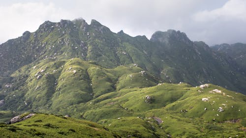 Gratis arkivbilde med fottur, grønne fjell, landform