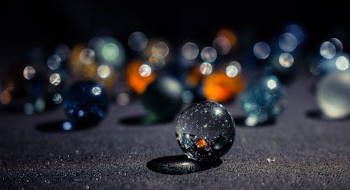 Selectieve Focusfotografie Van Marble Ball
