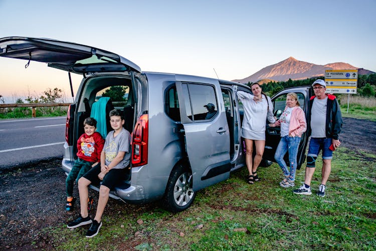 Family On A Van