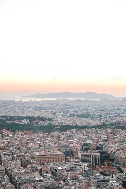 Cityscape on Athens in Greece