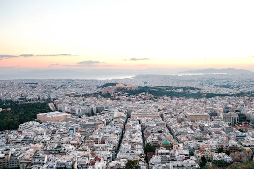 Cityscape on Athens, Greece