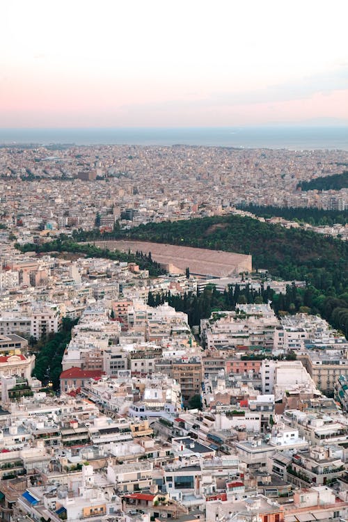 Birds Eye View of Athens