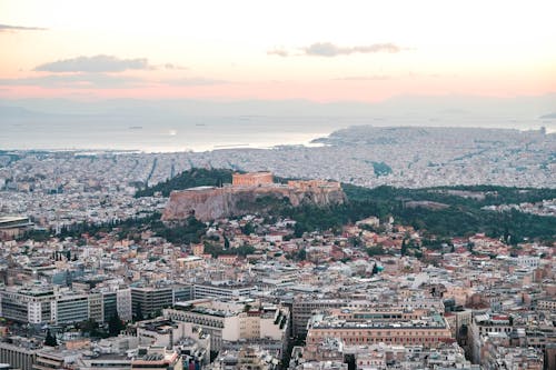 Foto stok gratis air, akropolis, anggur Portugis