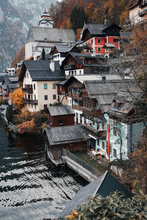 Buildings near a Lake