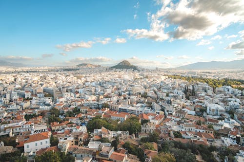 An Aerial Shot of the City of Athens