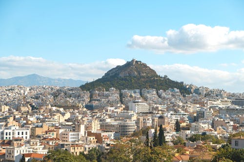 Free Mount Lycabettus over Athens Stock Photo