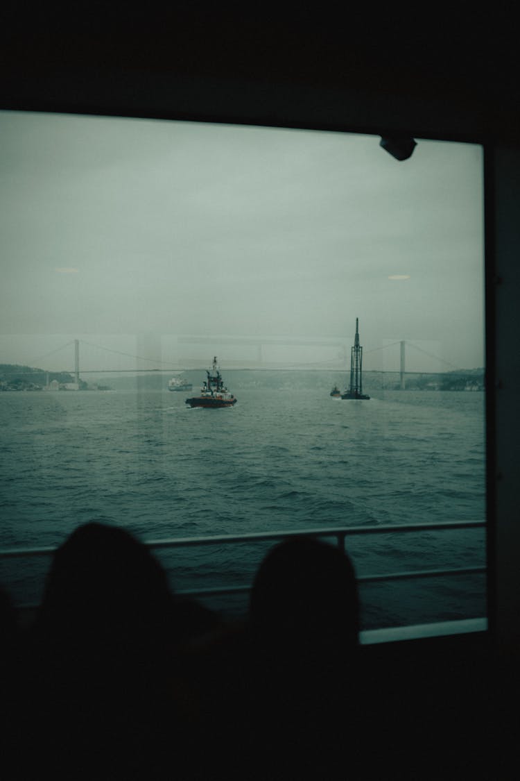 A Bridge Seen From A Boat