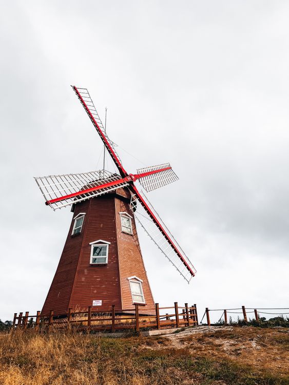 Spring Country Windmill Windmill in Countryside · Free Stock Photo
