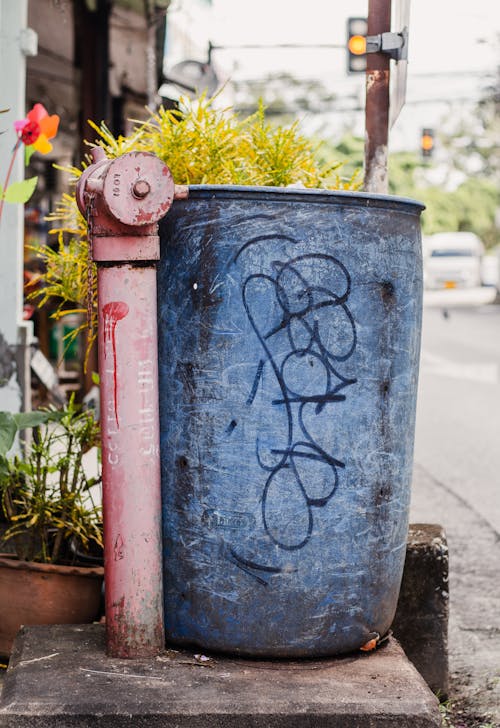 Základová fotografie zdarma na téma červená, hydrant, kontejner