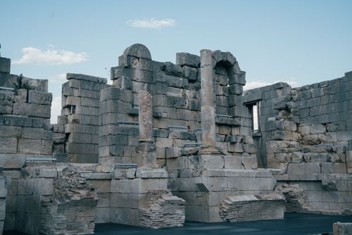 Free Explore the ancient ruins of Patara in Turkey, showcasing historic stonework and columns. Stock Photo