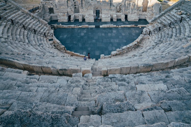 The Patara Amphitheater In Antalya Turkey