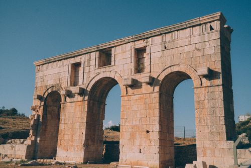 Free Explore the historic ancient Roman arch standing majestically in Patara, Turkey. Stock Photo