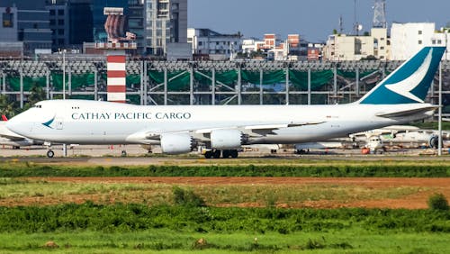Free Cathay Pacific Cargo Airlines. Stock Photo