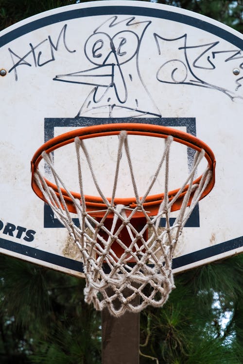 Close up of a Basketball Hoop